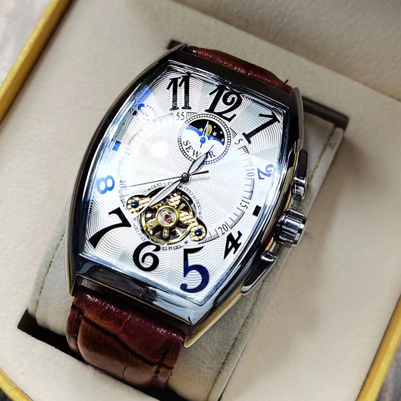Seiko Watch Prospex - Sewor Mechanische Horloge Mannen Gold Tourbillon