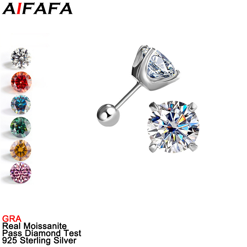 Diamond Stud Earrings - 1/2 Karaat Moissanite Stud Oorbellen voor