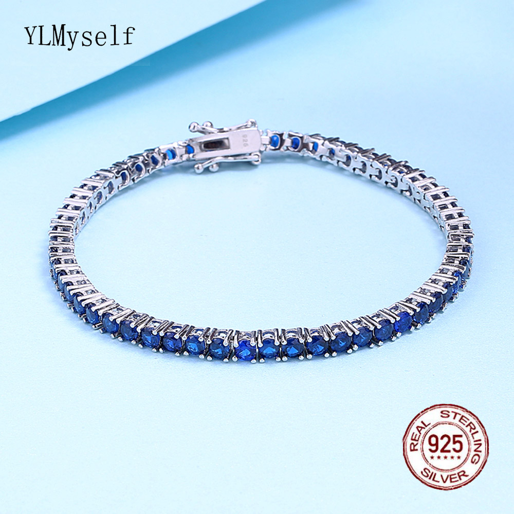 Tennis Bracelet Cubic - Puur Zilver 15-20 Cm Tennisarmband Pave