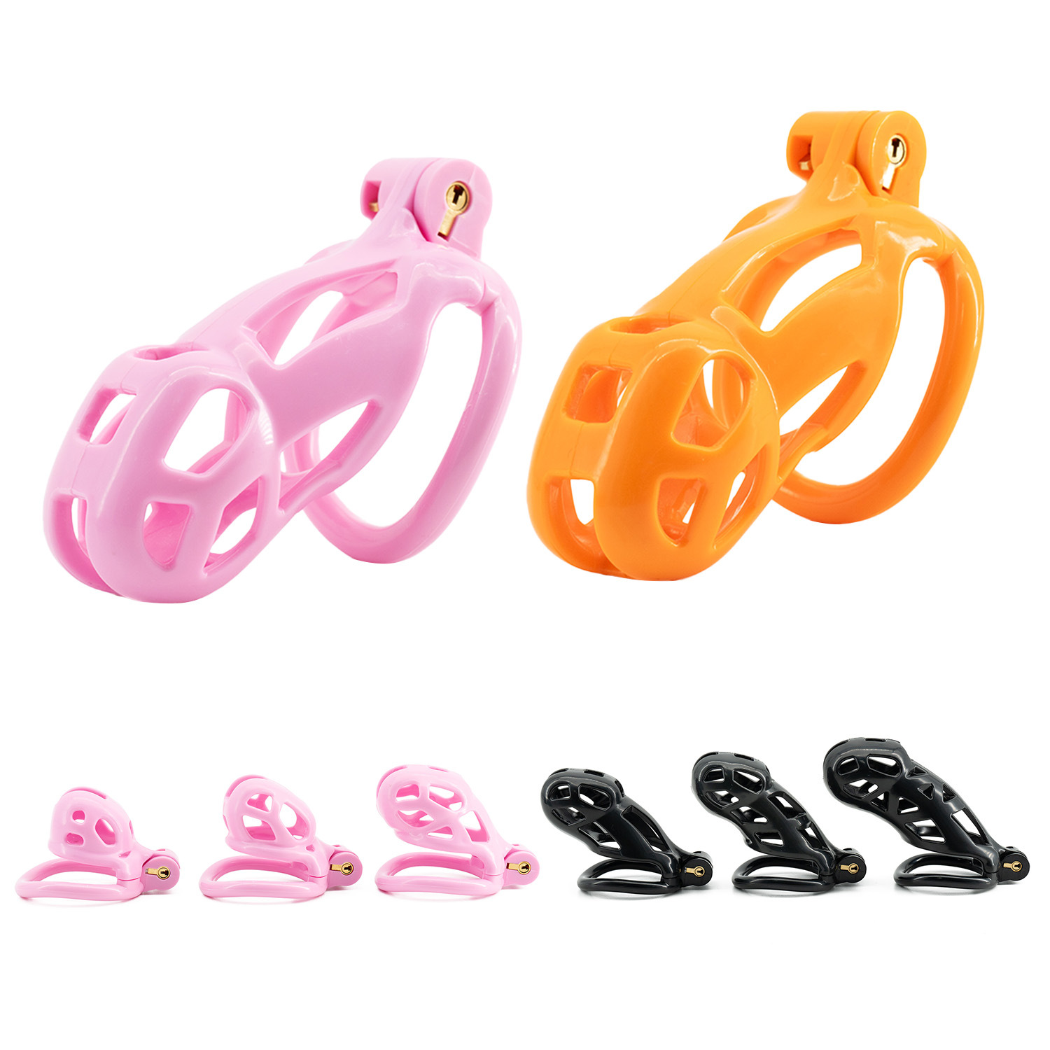 Couple Ring Set - 6 maten CB Nylon Kuisheidskooi Seksspeeltje