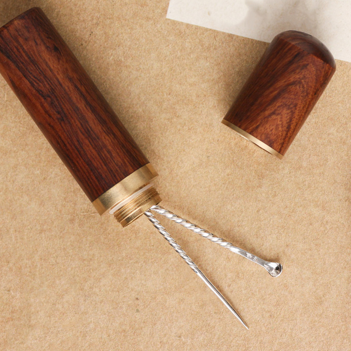 Jewelry Watches Box - 2 stuks houten naaldenopbergdoos, premium massief