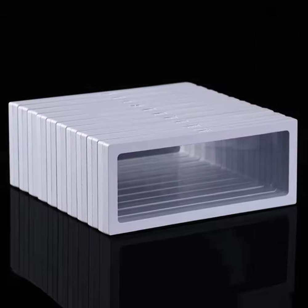 Jewelry Watches Box - Wit 10 stuks, Transparant zwevend displayrek,