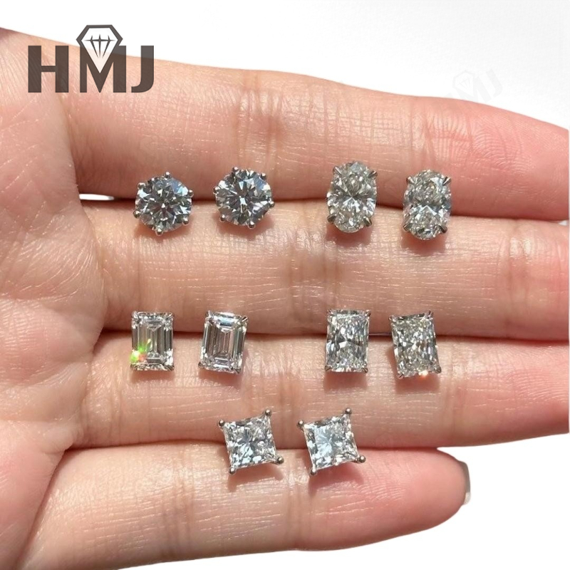 Diamond Stud Earrings - Groothandel oorknopjes Moissanite diamant 925 sterling