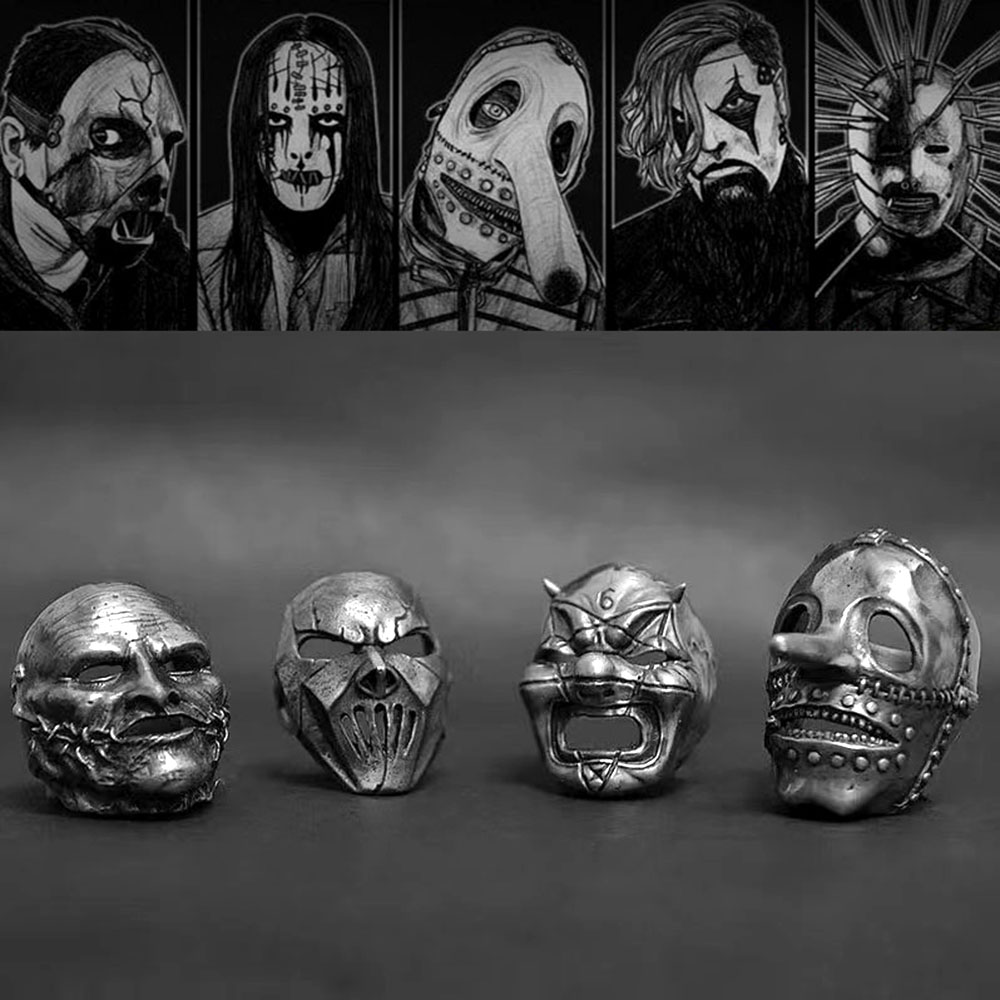 Gothic Skull Ring - 2023 mannen Bloemen Schedel Masker Ring