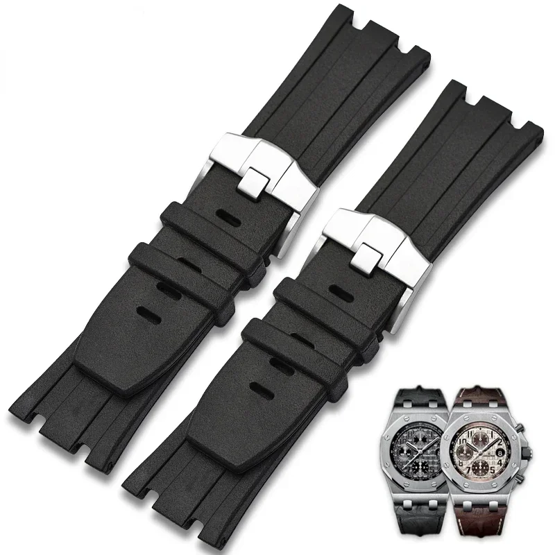 Audemars Piguet Watch Royal Oak Offshore - Rubberen horlogeband voor Audemars en Piguet
