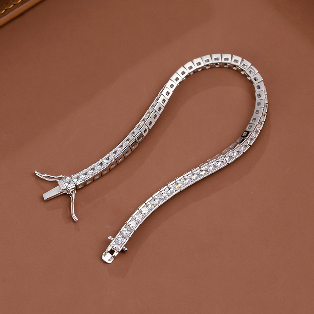 Tennis Bracelet Cubic - YLMyself 925 zilveren tennisarmband 15-19 cm