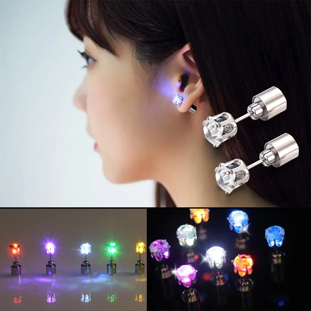 1 paar Led Light Up Ear Stud B - Diamond Stud Earrings recensie en prijs