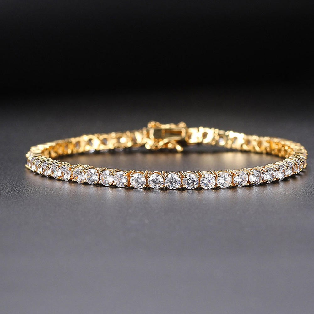 Massief zilveren fijne sierade - Tennis Bracelet Cubic recensie en prijs