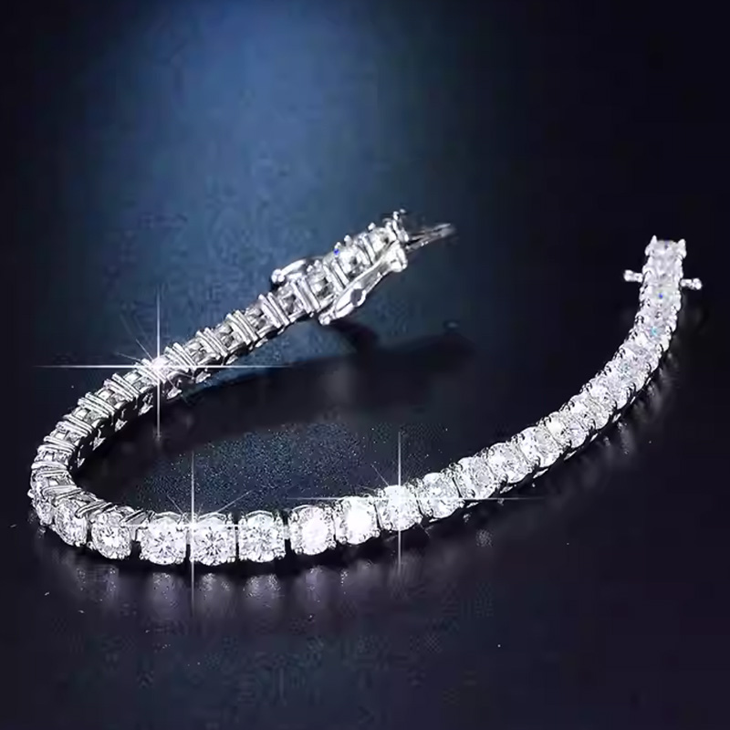 Nieuwe 925 Sterling Zilver 3MM - Tennis Bracelet Cubic recensie en prijs