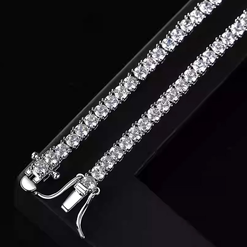 Nieuwe 925 Sterling Zilver 3MM - Tennis Bracelet Cubic recensie en prijs
