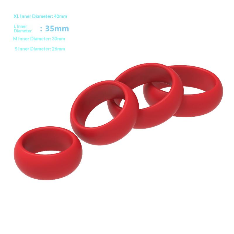 4-delige siliconen penisringse - Couple Ring Set recensie en prijs