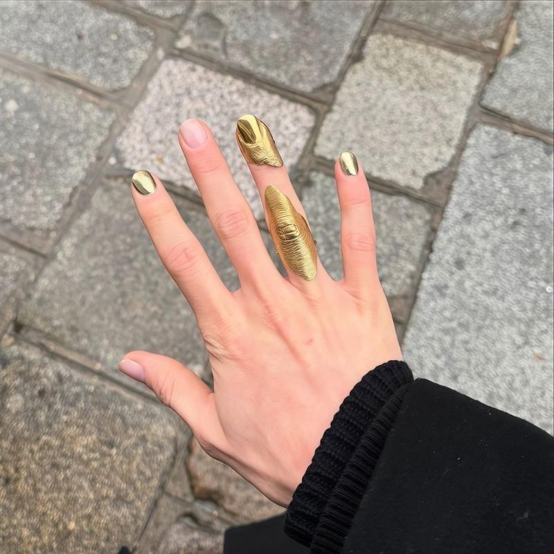 1/5 stuks onregelmatige textuu - Minimalist Ring Stackable recensie en prijs
