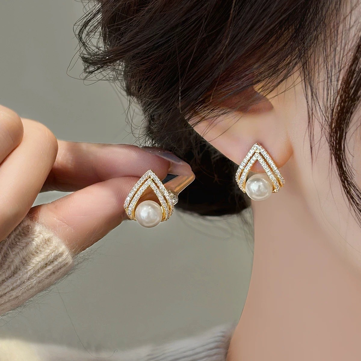 925 Zilveren Naald Koreaanse M - Pearl Stud Earrings recensie en prijs