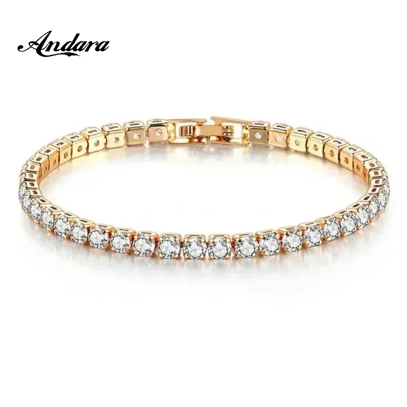 925 Sterling Zilver Rose Gold  - Tennis Bracelet Cubic recensie en prijs