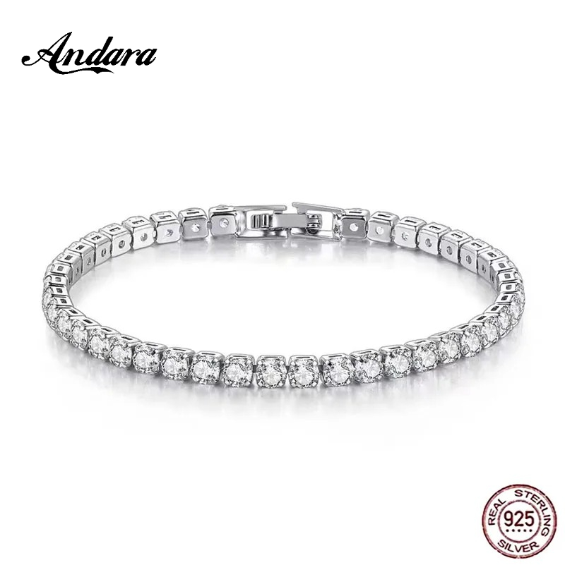 925 Sterling Zilver Rose Gold  - Tennis Bracelet Cubic recensie en prijs