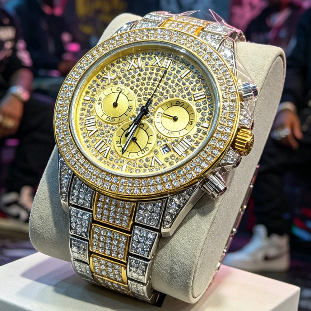 Geen logo zilver gouden volled - Jewelry And Watches Luxury Brand recensie en prijs