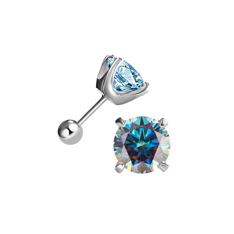 1/2 Karaat Moissanite Stud Oor - Diamond Stud Earrings recensie en prijs