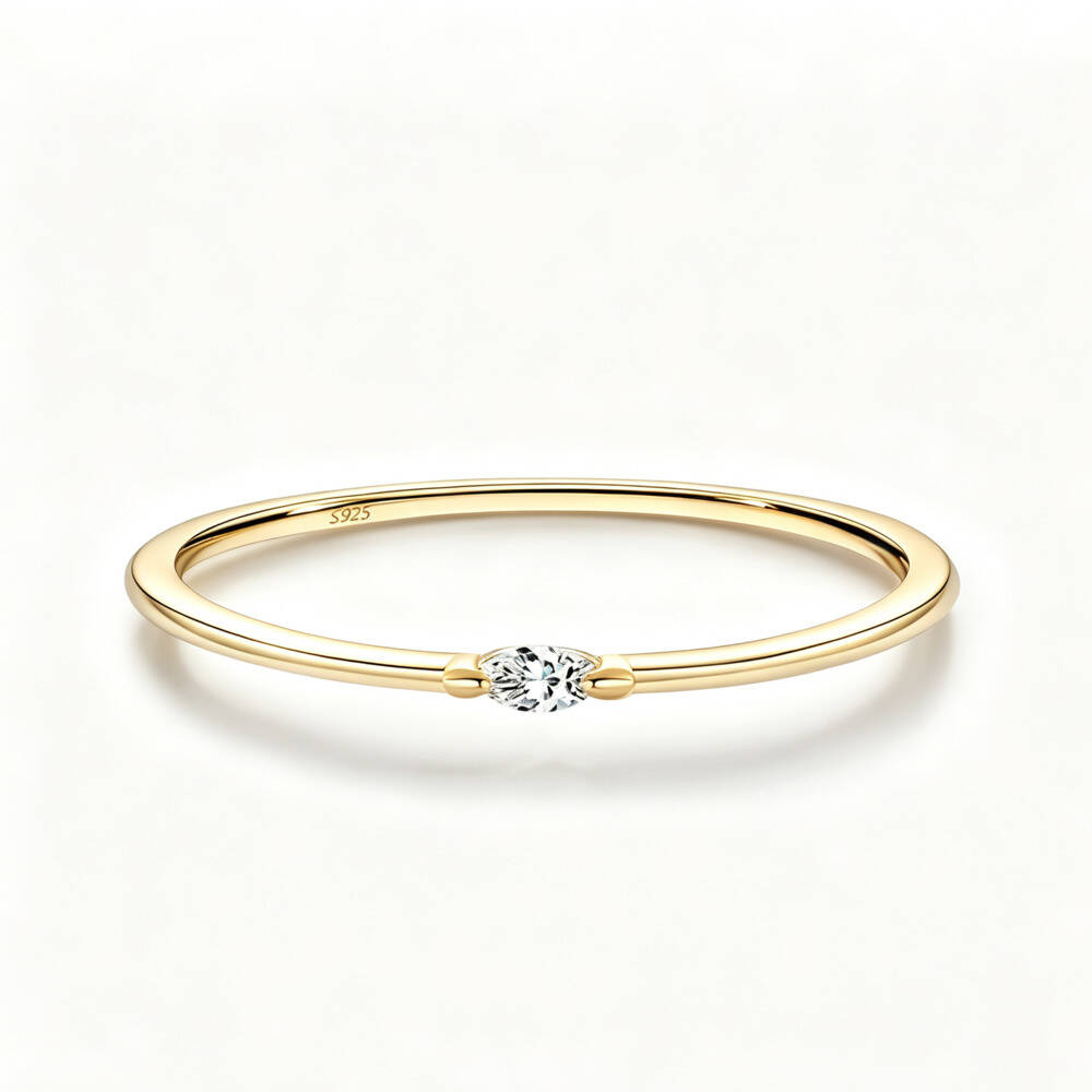 Marquise geslepen D VVS1 Moiss - Minimalist Ring Stackable recensie en prijs