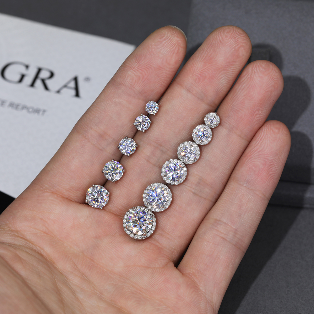 NASIA Premium Witte/Kleurrijke - Diamond Stud Earrings recensie en prijs