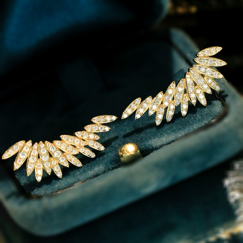 Aazuo 18K Wit Goud Geel Goud E - Diamond Stud Earrings recensie en prijs