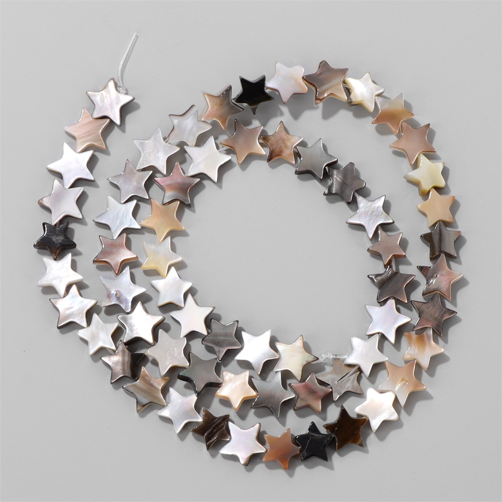 8/10/12Mm Ster Vorm Zwart Grij - Pearl Stud Earrings recensie en prijs