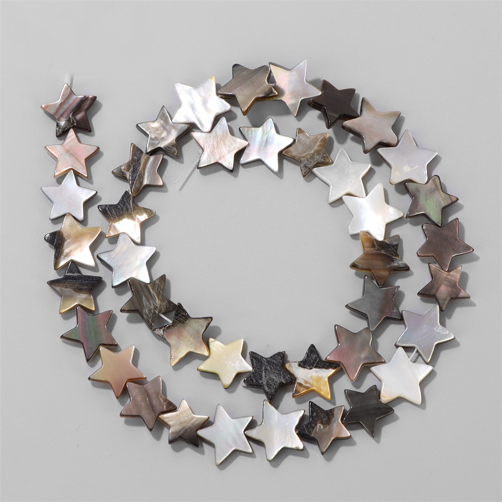 8/10/12Mm Ster Vorm Zwart Grij - Pearl Stud Earrings recensie en prijs