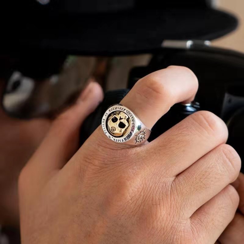 S925 Sterling Zilver Mode Mann - Gothic Skull Ring recensie en prijs