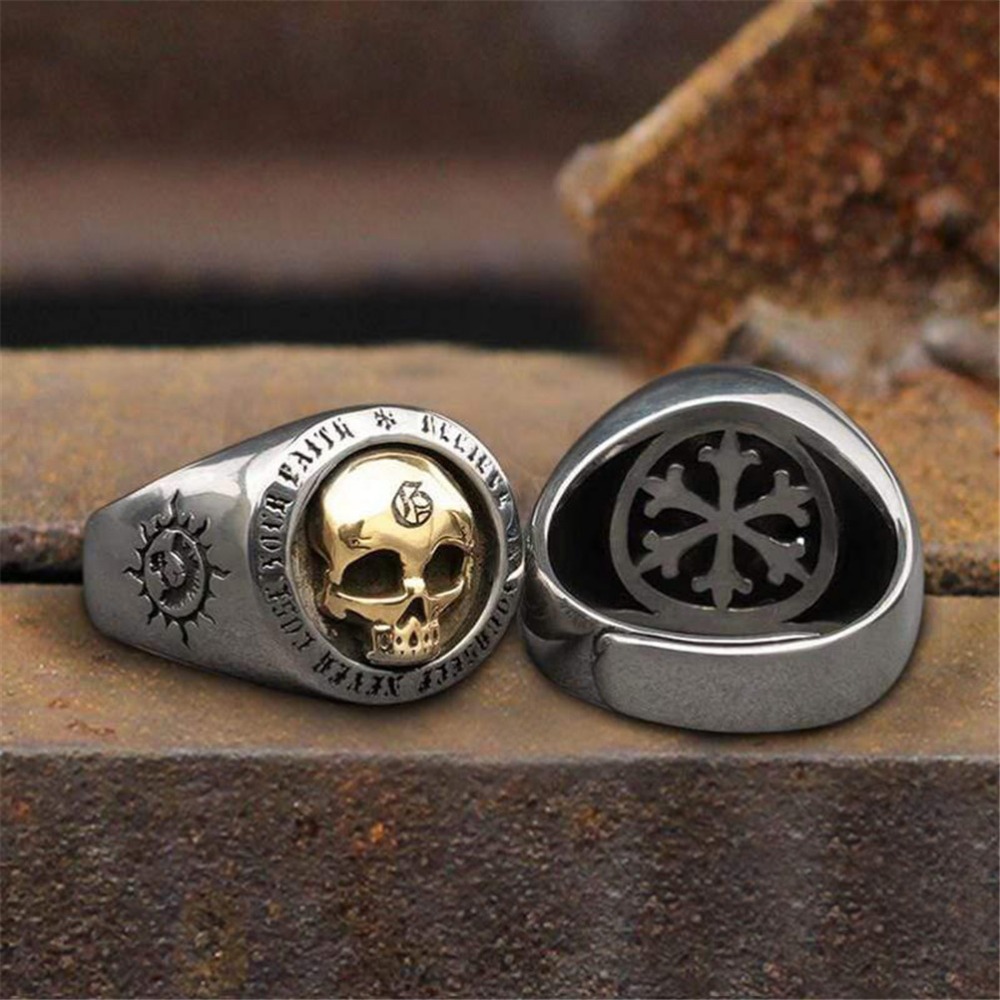 S925 Sterling Zilver Mode Mann - Gothic Skull Ring recensie en prijs