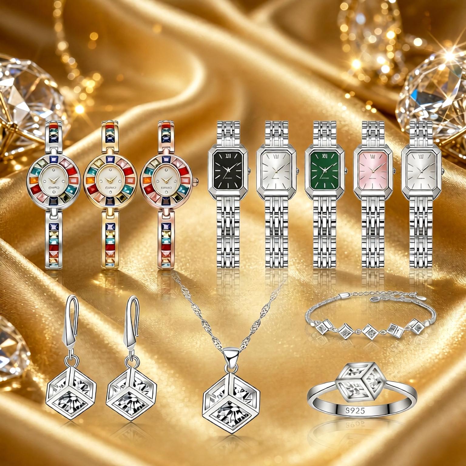Prachtige 925 sterling zilvere - Best Jewelry Watches For Women recensie en prijs