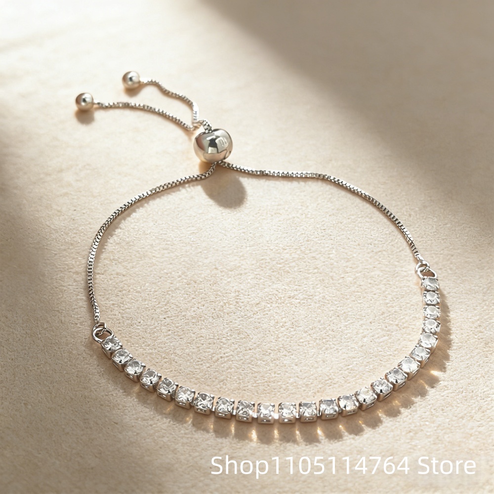 925 sterling zilveren verstelb - Tennis Bracelet Cubic recensie en prijs