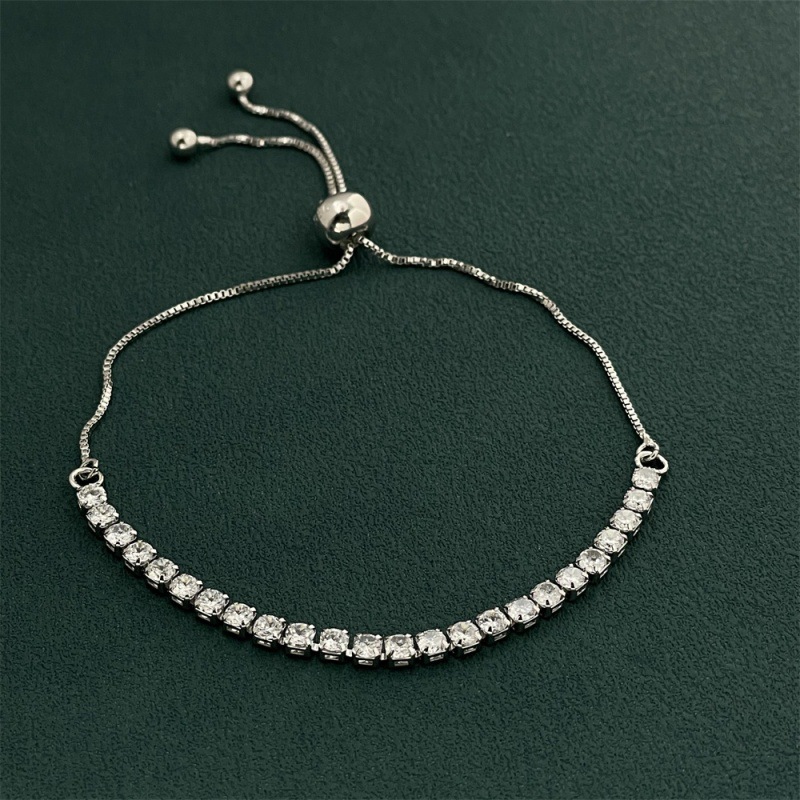 925 sterling zilveren verstelb - Tennis Bracelet Cubic recensie en prijs