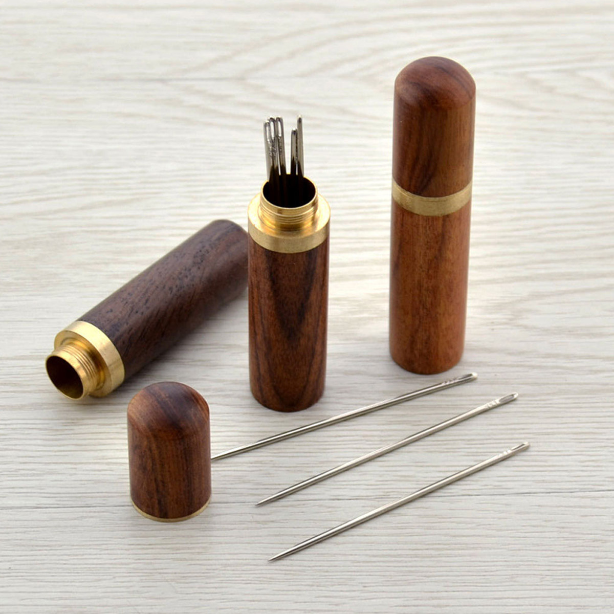 2 stuks houten naaldenopbergdo - Jewelry Watches Box recensie en prijs