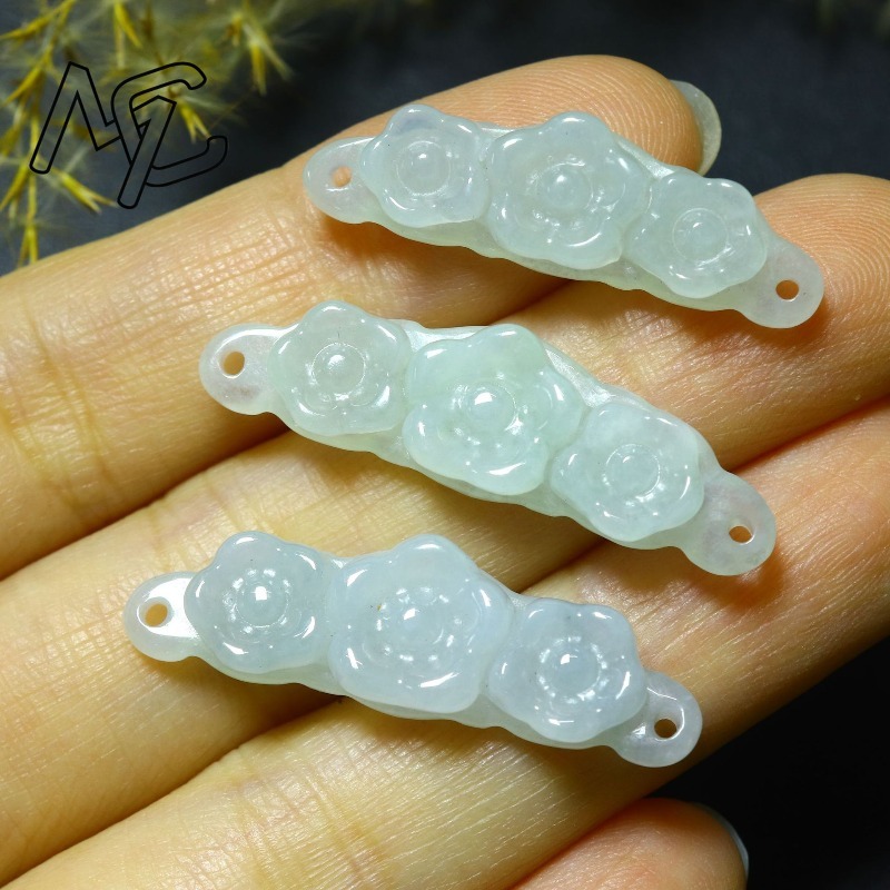 1pc Natuurlijke Jadeïet Smarag - Jewelry & Watches Spółka Z Ograniczoną Odpowiedzialnością Sp Z Oo recensie en prijs