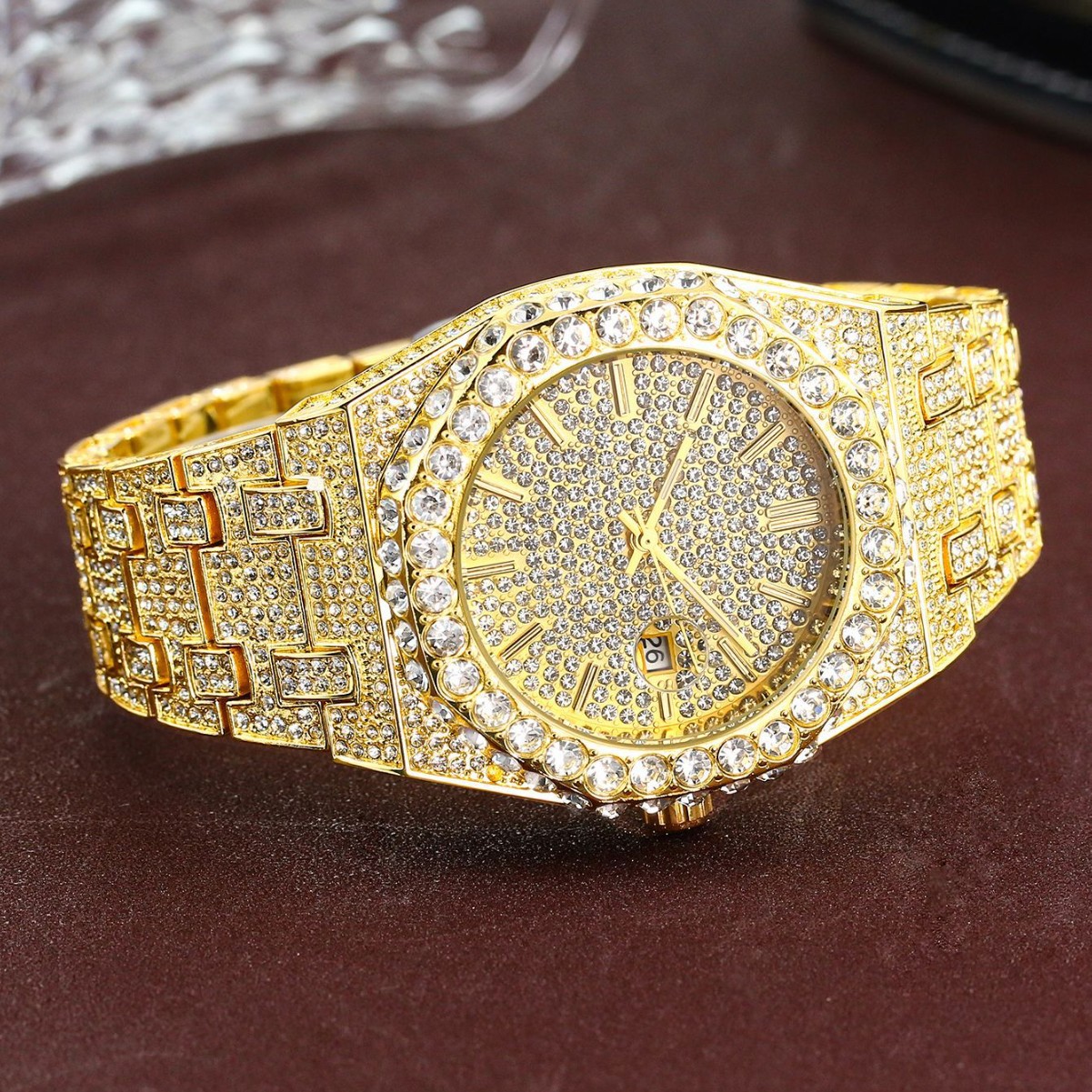 2026 Luxe Diamanten Herenhorlo - Jewelry Watches Vintage recensie en prijs