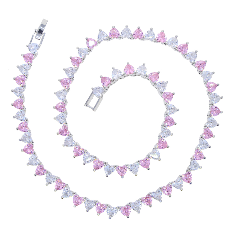 Groothandel 5A Hartvormige Ice - Tennis Bracelet Cubic recensie en prijs