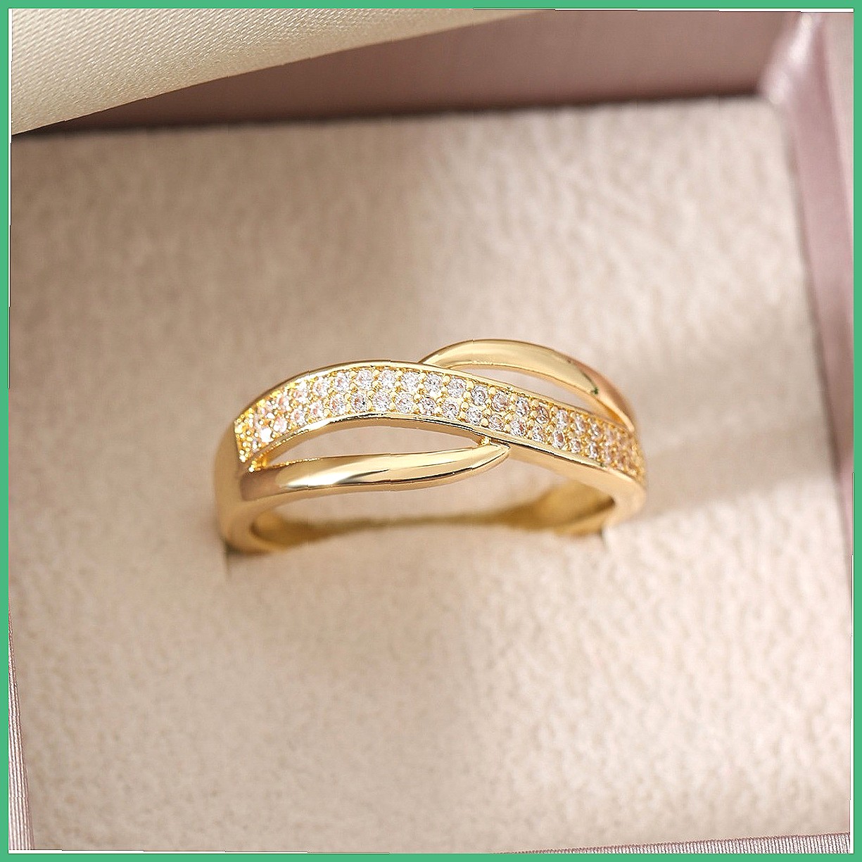 Cross Finger Ring Set met voll - Minimalist Ring Stackable recensie en prijs