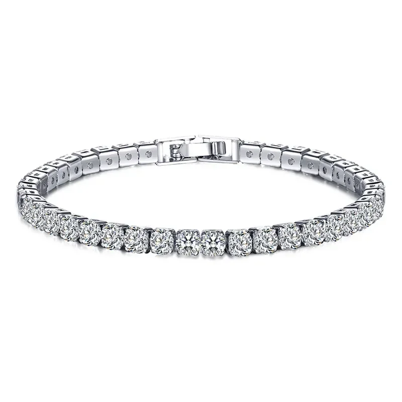 Hiphop 925 Sterling Zilver Zir - Tennis Bracelet Cubic recensie en prijs