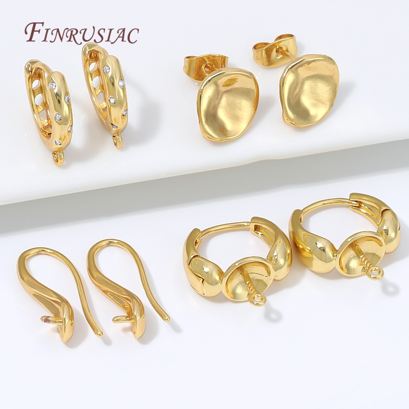 18K verguld gouden waterdruppe - Pearl Stud Earrings recensie en prijs