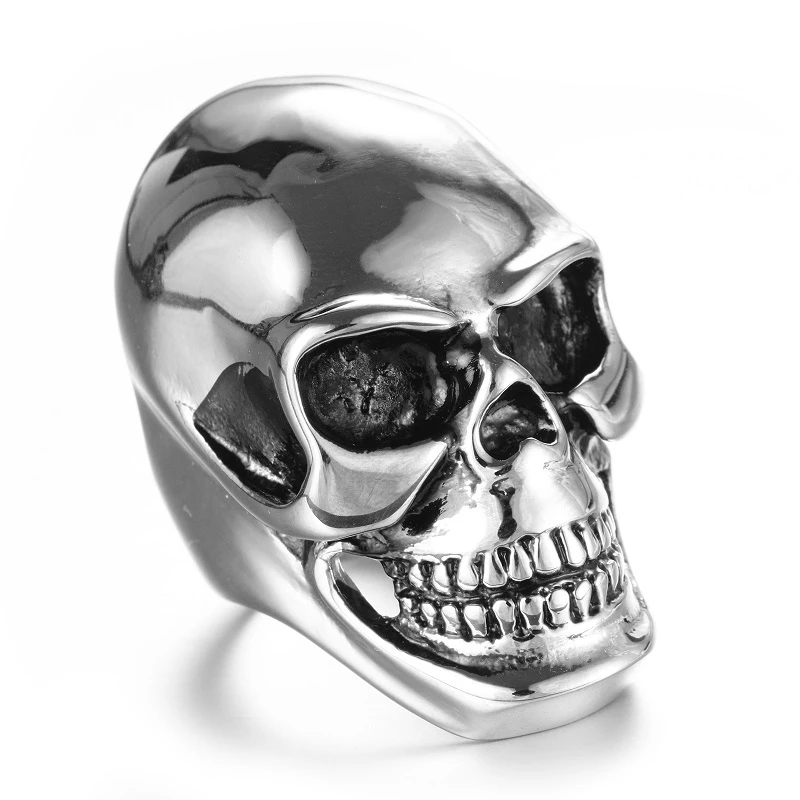 De nieuwe coole herenjongen go - Gothic Skull Ring recensie en prijs