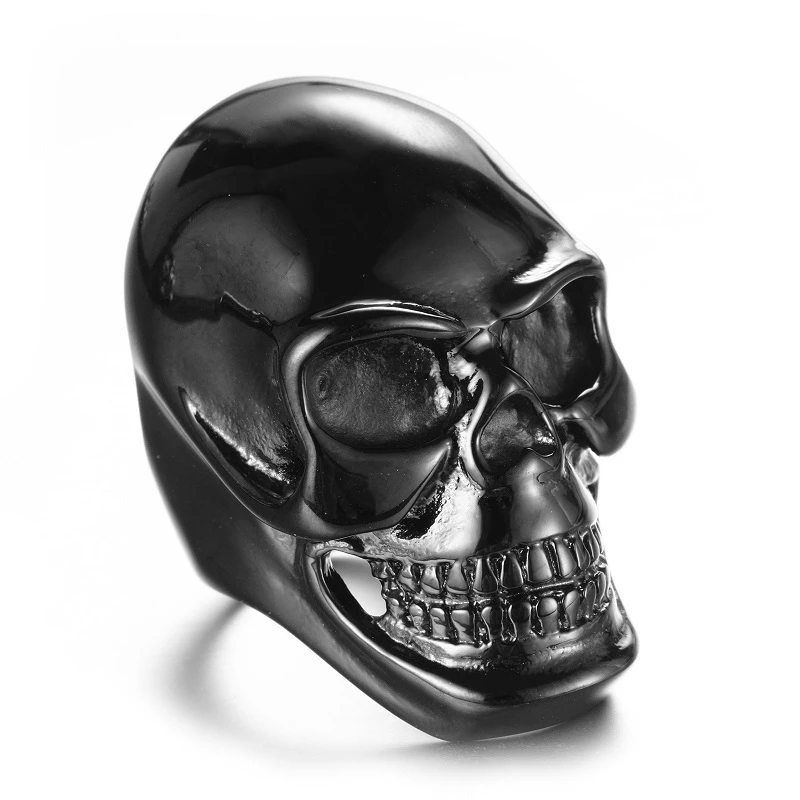 De nieuwe coole herenjongen go - Gothic Skull Ring recensie en prijs