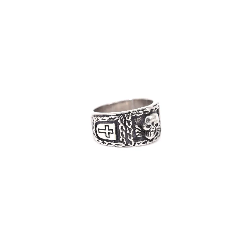 Heren Vintage roestvrijstalen  - Gothic Skull Ring recensie en prijs