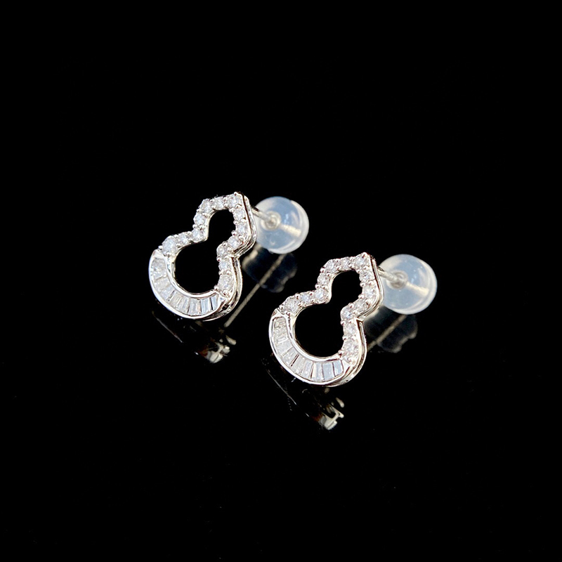 KUGG 100% 18K Wit Goud Oorbell - Diamond Stud Earrings recensie en prijs