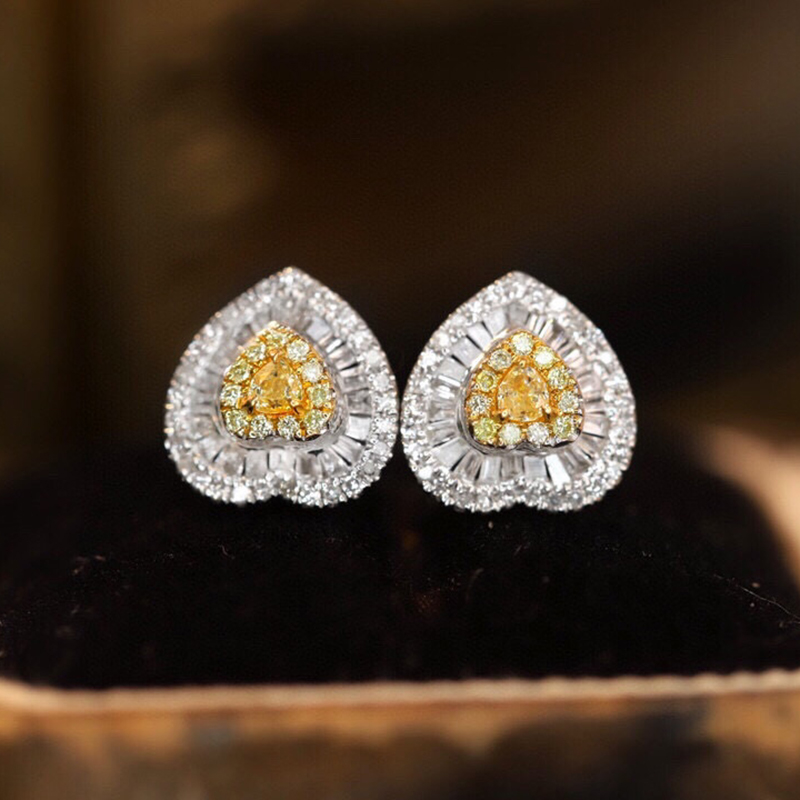 Kazuo Echte 18K Massief Wit Go - Diamond Stud Earrings recensie en prijs