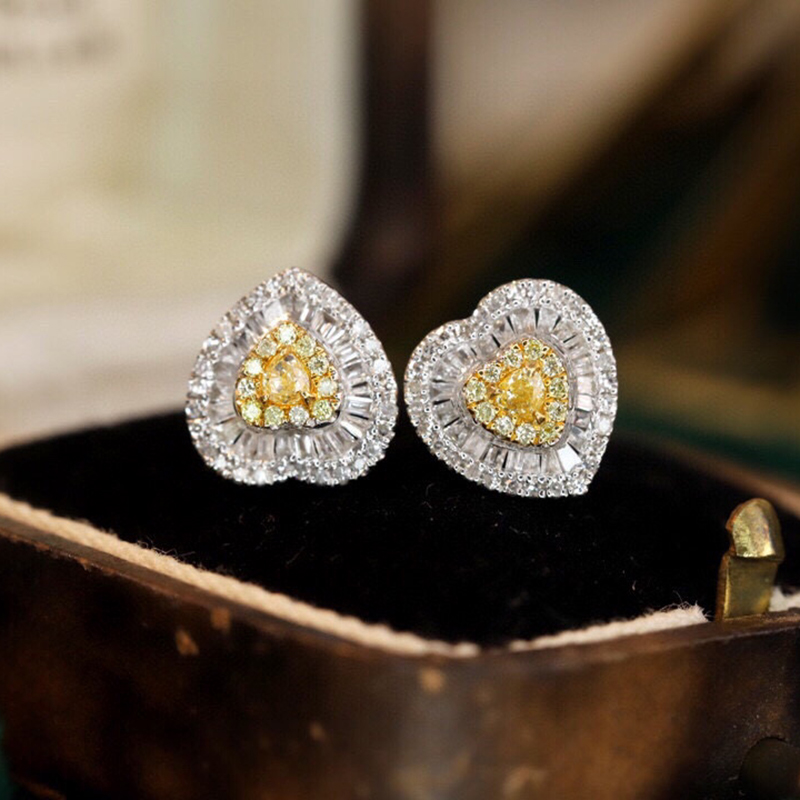 Kazuo Echte 18K Massief Wit Go - Diamond Stud Earrings recensie en prijs