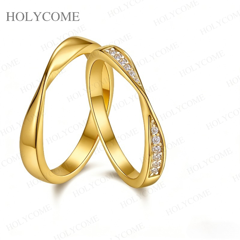 Moissanite Paar Ringen 925 Ste - Couple Ring Set recensie en prijs