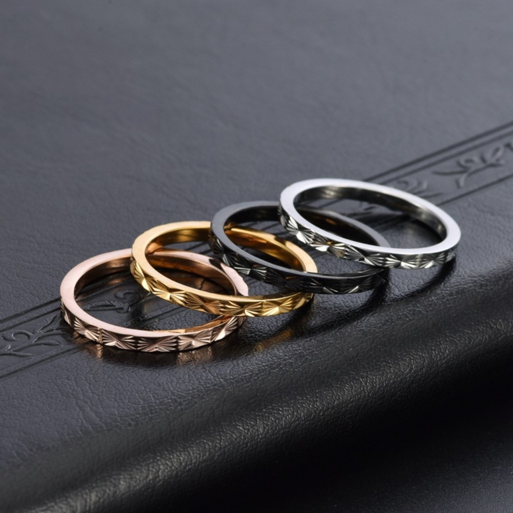 Kolmnsta 2mm Titanium Staal St - Minimalist Ring Stackable recensie en prijs