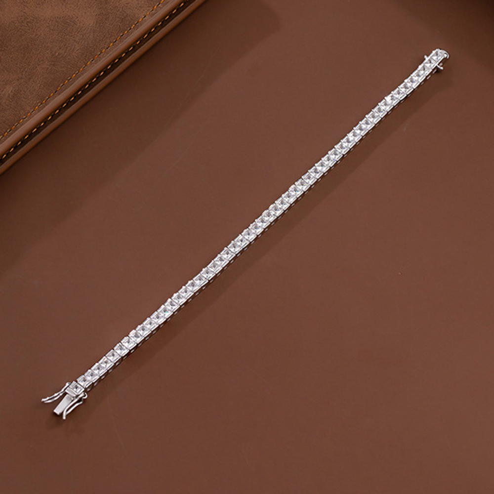 YLMyself 925 zilveren tennisar - Tennis Bracelet Cubic recensie en prijs