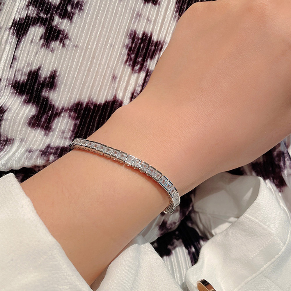 YLMyself 925 zilveren tennisar - Tennis Bracelet Cubic recensie en prijs