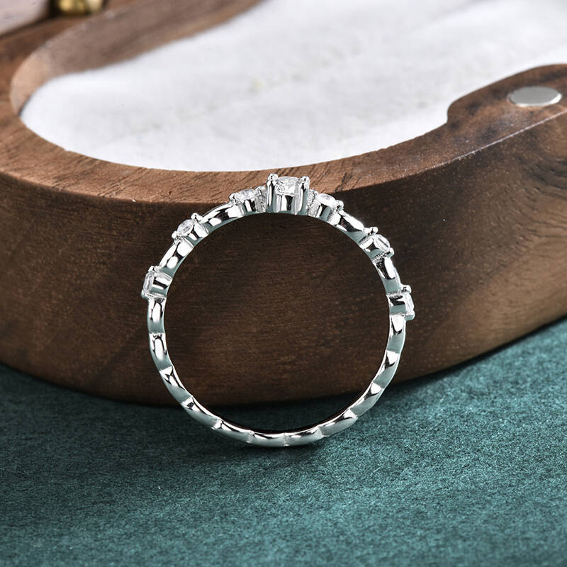 925 Sterling Zilver Bamboe Sta - Minimalist Ring Stackable recensie en prijs