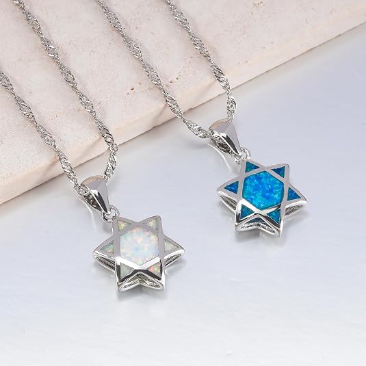 Davidster Opaal hanger ketting - The Jewelry & Watches recensie en prijs